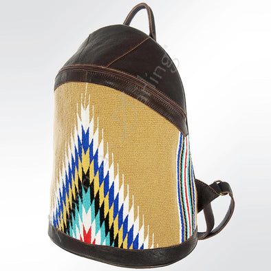 American Darling Mustard Aztec Leather BackPack